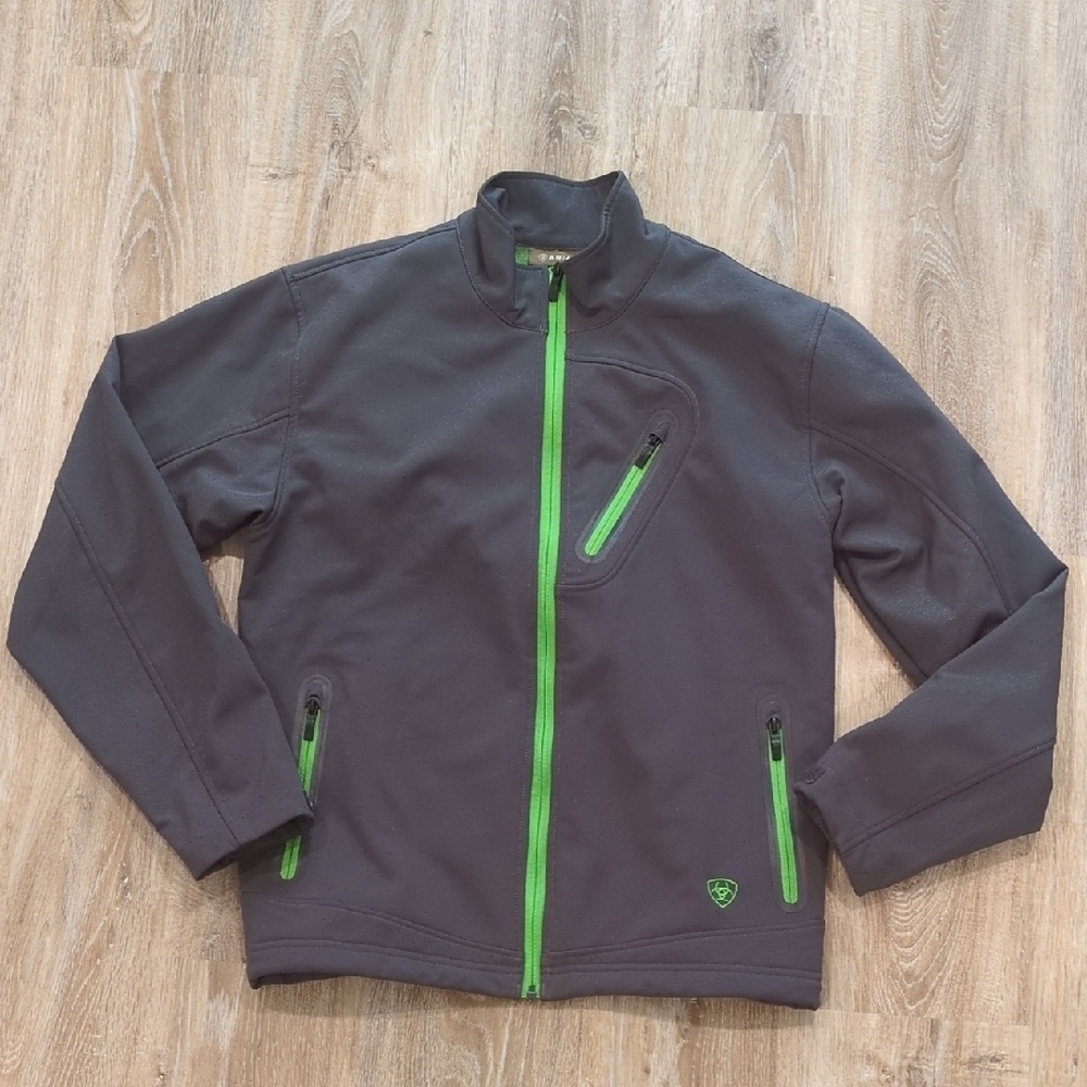 Ariat Gray and Green 💚🩶 Jacket Men's M